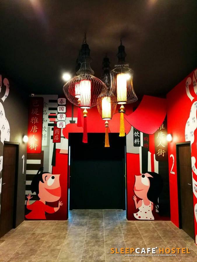 Sleepcafe Hostel Pattaya Bagian luar foto